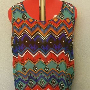 Mileage High Low Split Back Tank - 2x